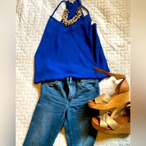 Cobalt blue tank top